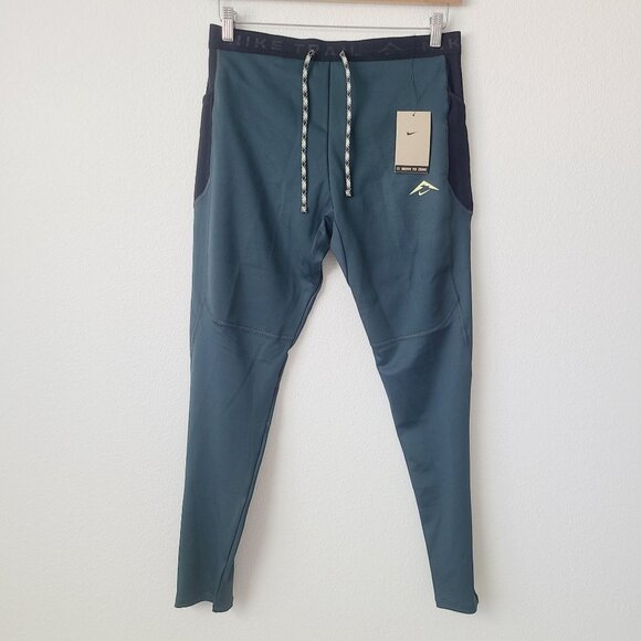 Nike Trail Lunar Ray Winterized Running Tights FB8599-328 Size L Deep Jungle